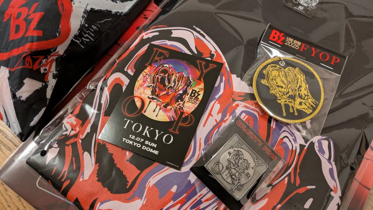 B'z | LIVE GYM 2025 FYOP | 12.7 | Tokyo Dome Goods, Gacha Unboxing