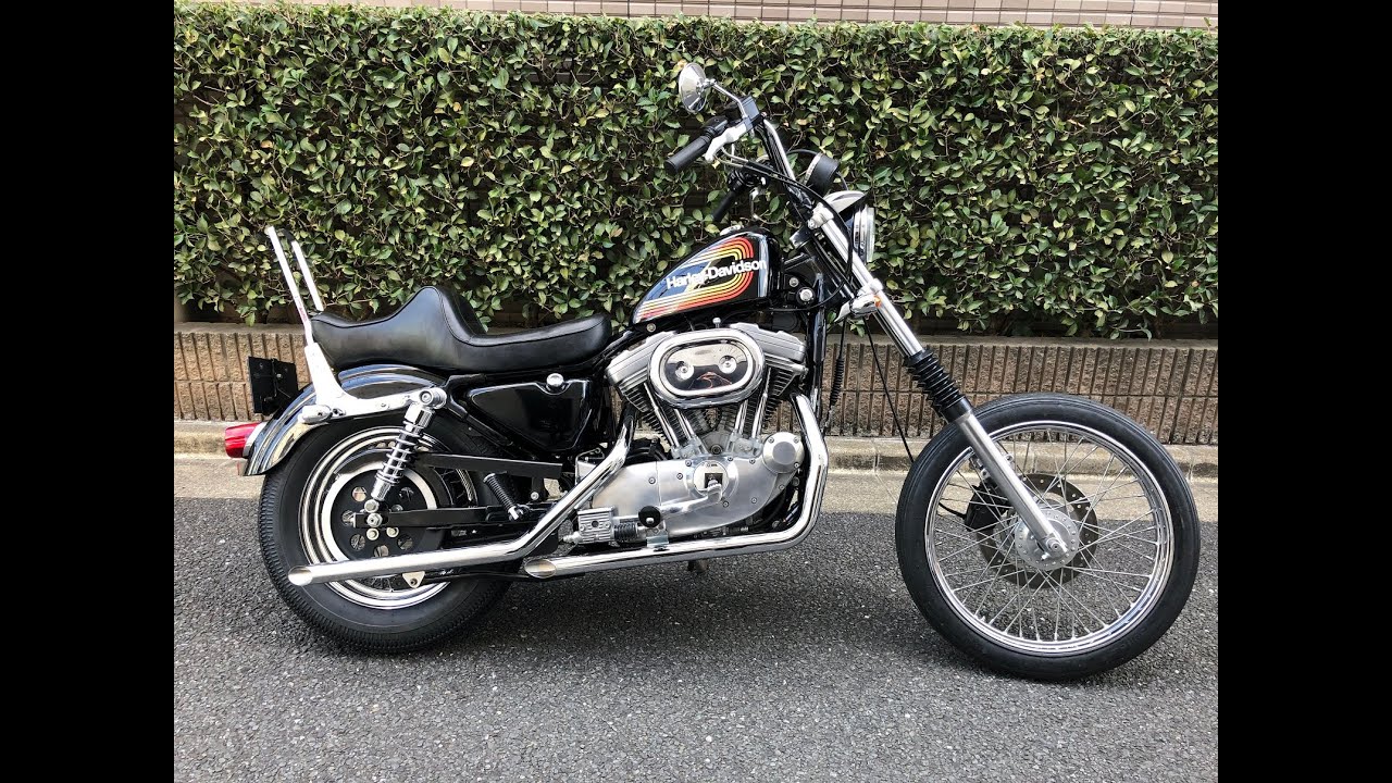 2003 XLH883 6インチオーバーロングフォーク F21カスタム - YouTube
