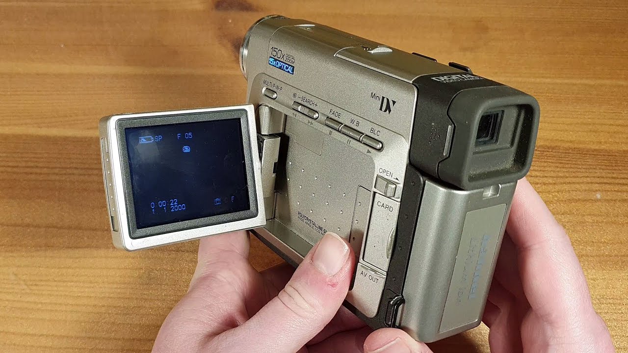 Panasonic NV-DS55 MiniDV camcorder repair and test - YouTube