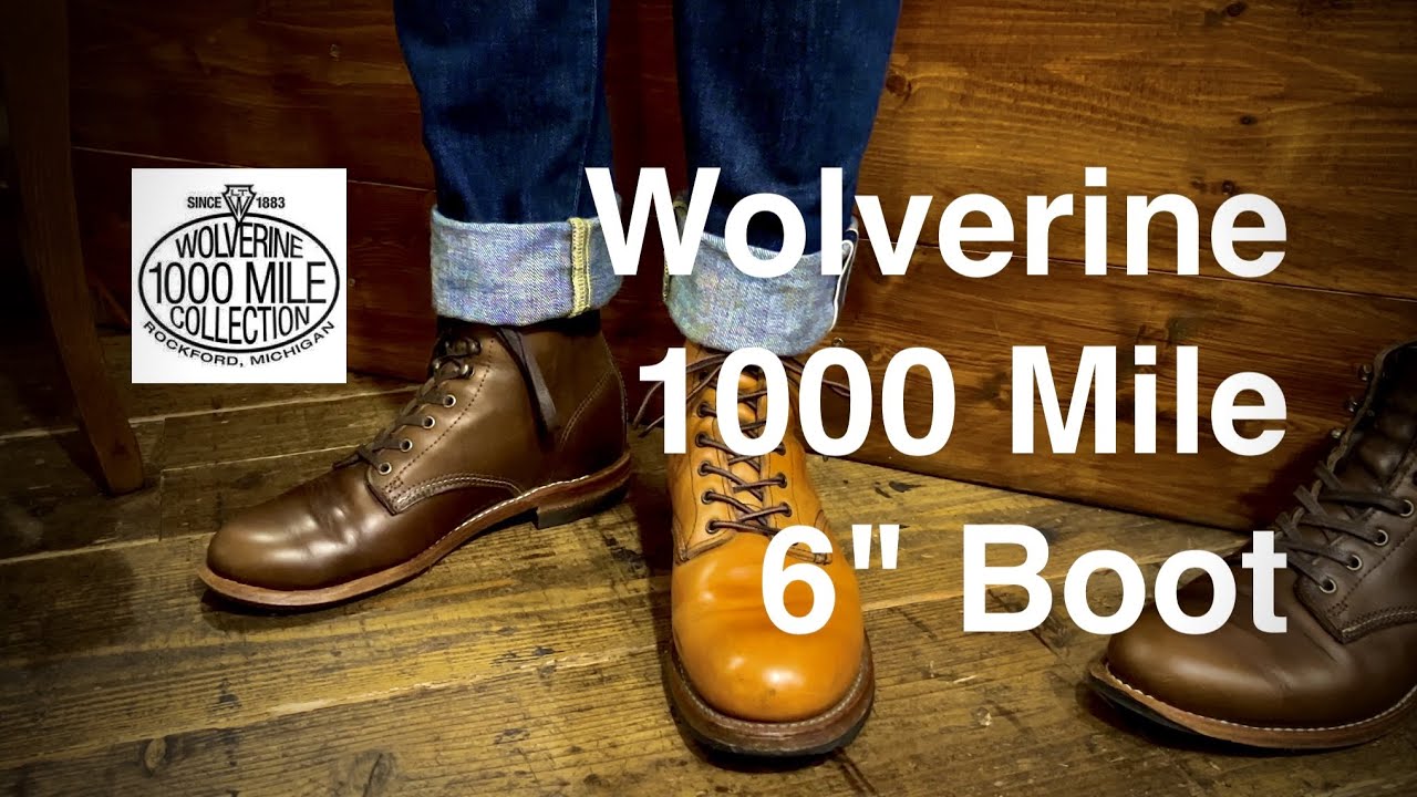 Wolverine】ウルヴァリンの1000マイルブーツを購入したのでRED WINGの