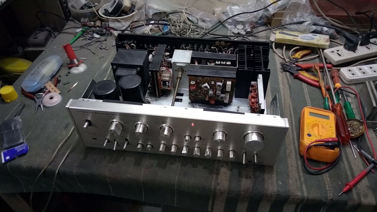 Disk Electronics Victor JA S9 stereo amplifier testing my speaker