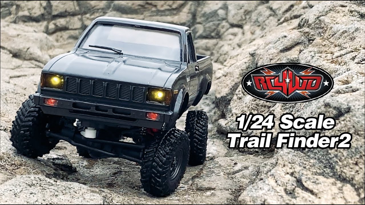 RC4WD 1/24 TRAIL FINDER 2 - BLACK TOYOTA MOJAVE - YouTube