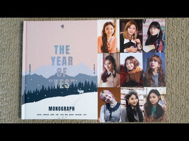 트와이스 (TWICE) The year of YES Monograph Unboxing - YouTube