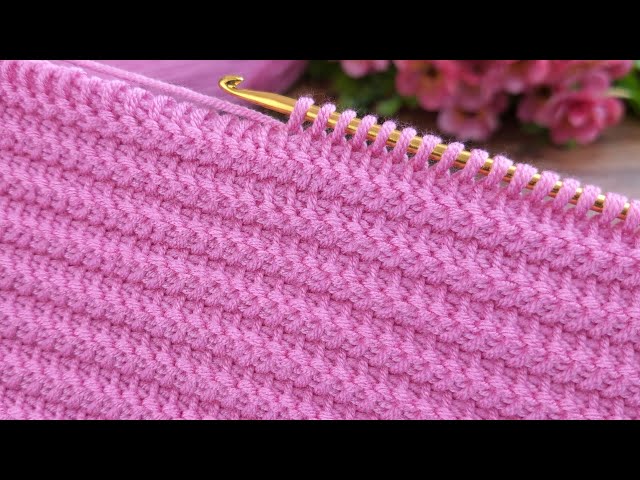 Clean & Modern Tunisian Crochet Pattern - YouTube