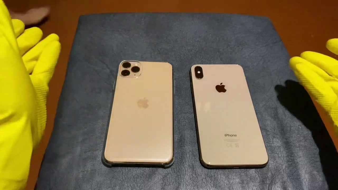 iPhone 11 Pro Max Vs IPhone XS Max & Gold Color Comparison - YouTube