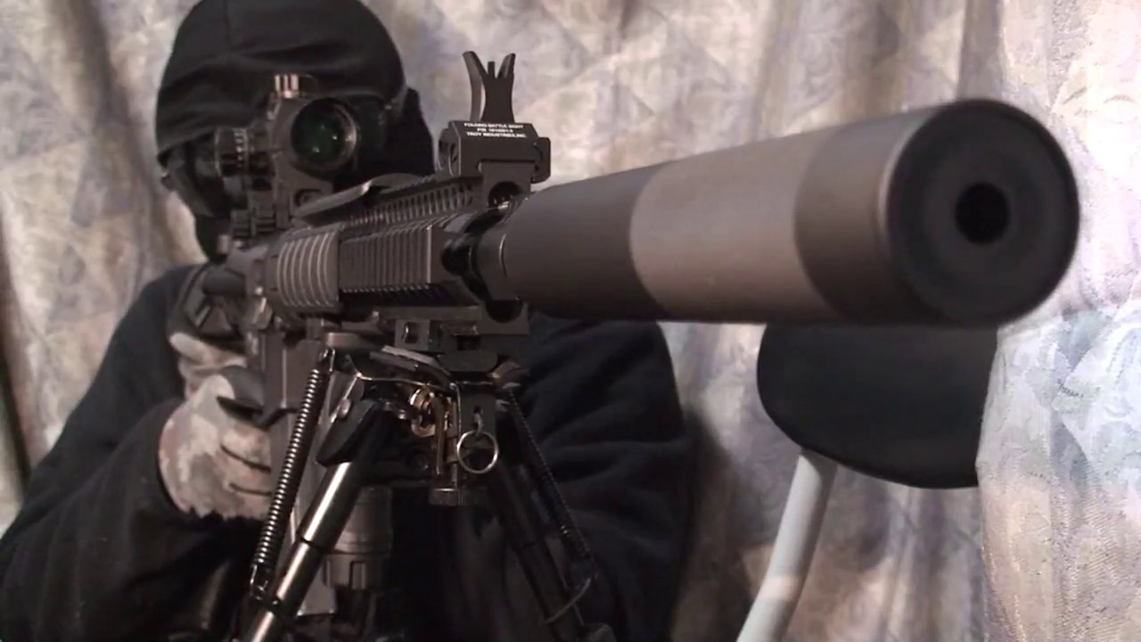 TOKYO MARUI M4 MWS ガスブロ カスタム（Mk12 Mod1？） - YouTube