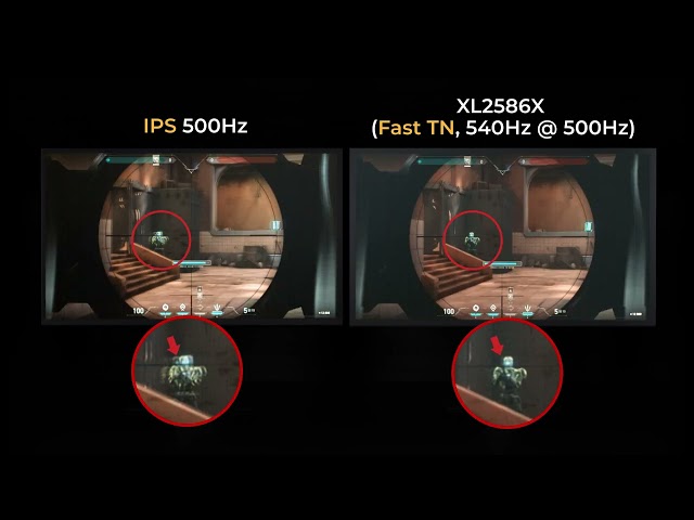 ZOWIE XL2586X Fast TN 540Hz DyAc™ 2 24.1インチ ゲーミングモニター