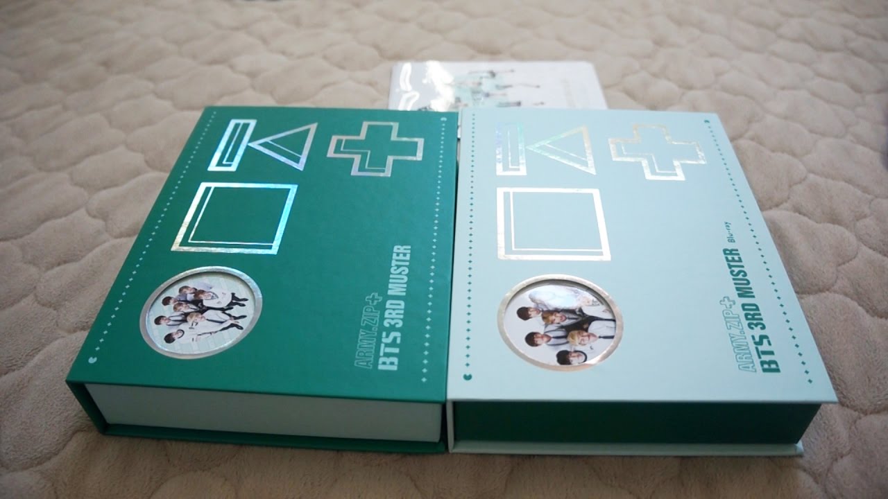 UNBOXING] BTS 3rd Muster DVD + Bluray - YouTube
