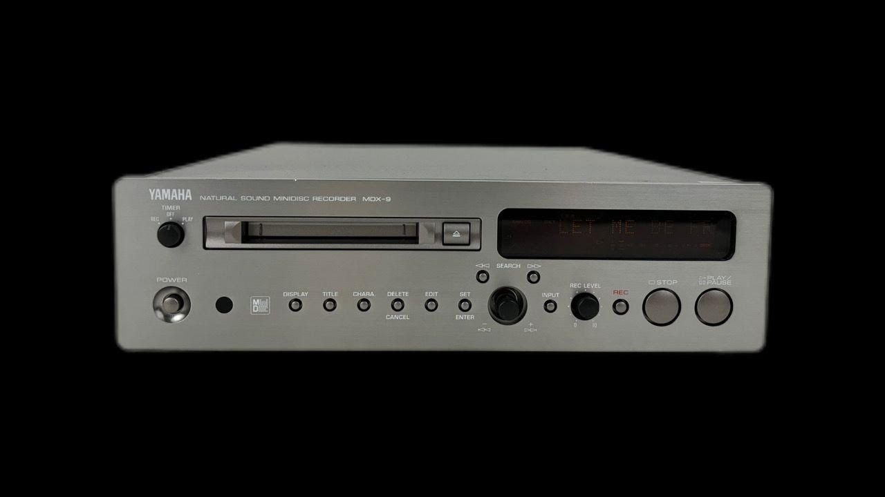Yamaha MDX-9 MiniDisc Deck - YouTube