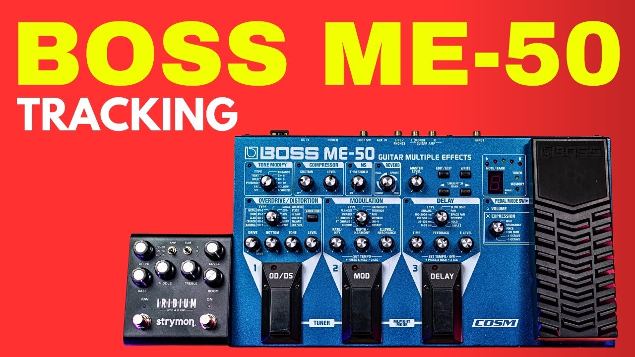 Tracking with the Boss ME-50! - YouTube