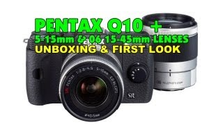 Pentax Q10 Kit & 06 15-45mm Zoom Lens Unboxing & First Look - YouTube