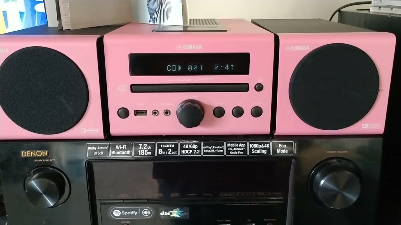 yamaha cd receiver crx-040 - YouTube