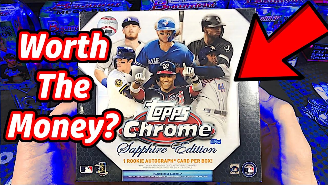 New!!! 2020 Topps Chrome Sapphire Baseball Cards Unboxing!!! - YouTube
