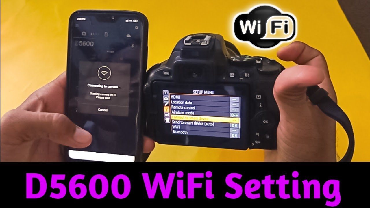 Nikon d5600 bluetooth photo transfer | Nikon d5600 wifi photo