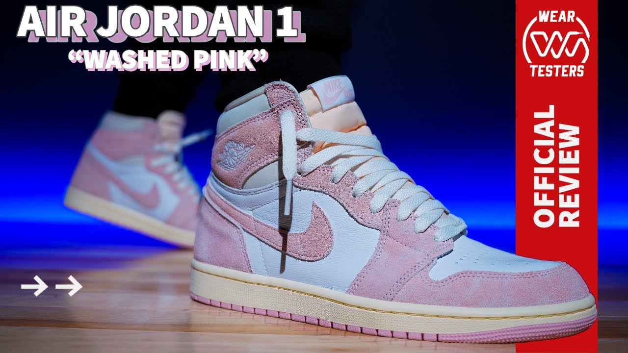 Air Jordan 1 High OG Washed Pink - YouTube