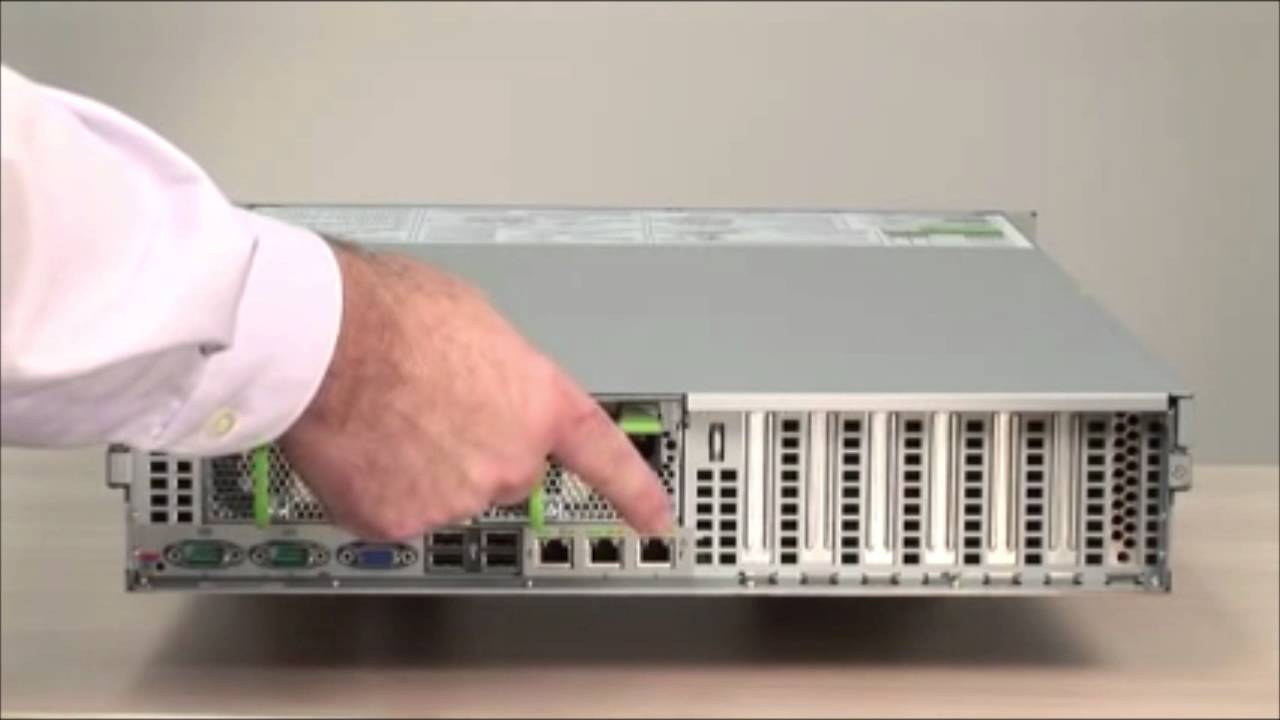 Fujitsu PRIMERGY RX300 S5 Rack Server Forefront Technologies - YouTube