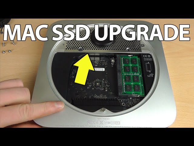 Upgrade the Mac Mini 2011 hard drive to Solid State Drive - YouTube