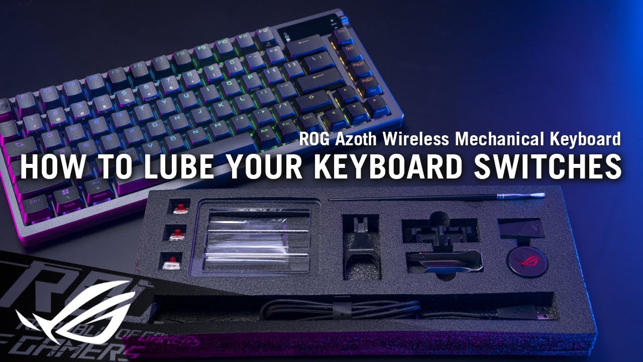 ROG Keyboard]ROG Azoth ASUS Gaming Keyboard Features Introduction