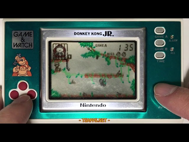 電子ゲーム】任天堂・ゲーム＆ウオッチシリーズ『ドンキーコングJr