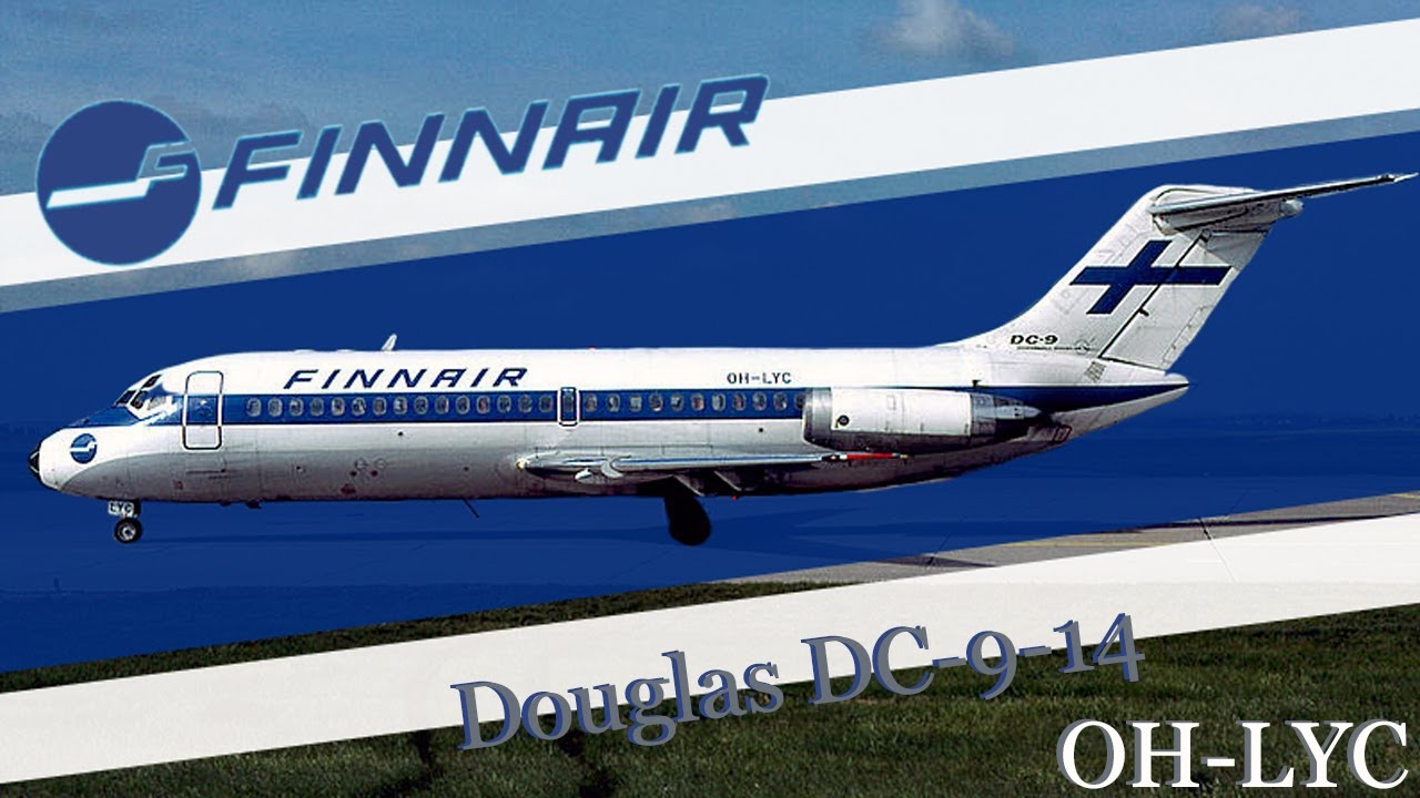Flying Back in Time: Discovering the Finnair DC-9 (OH-LYC) - YouTube