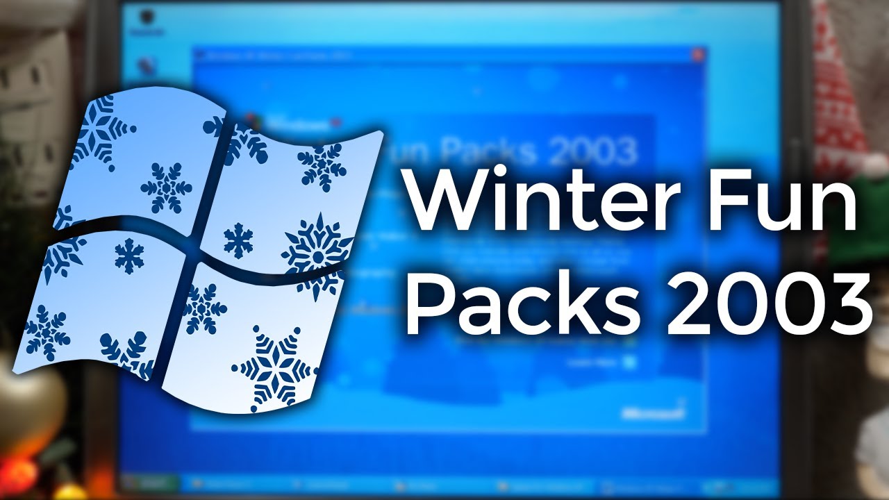 Windows XP Winter Fun Packs 2003 - An MJD Christmas - YouTube