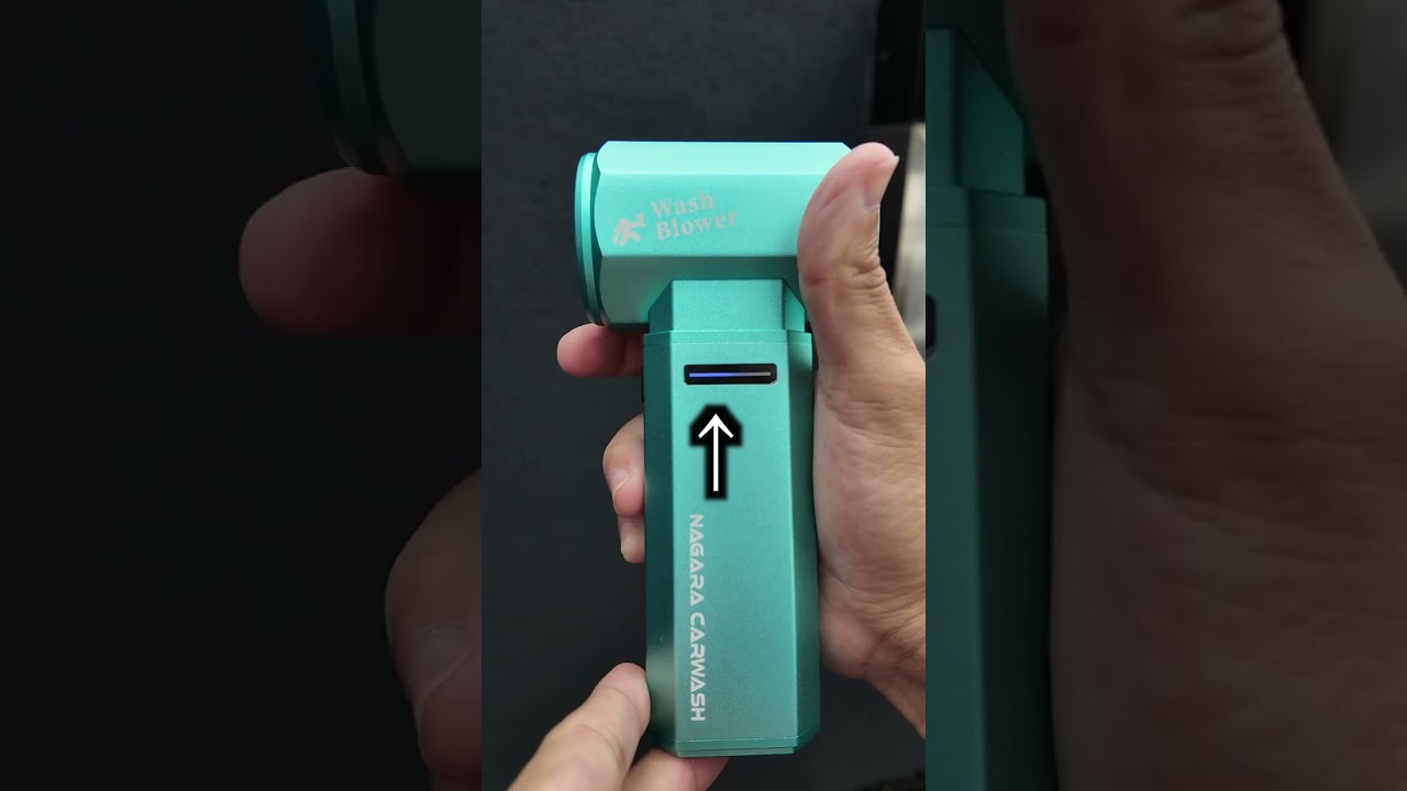 ながら洗車新商品の小型ブロワー！#洗車 #shorts - YouTube