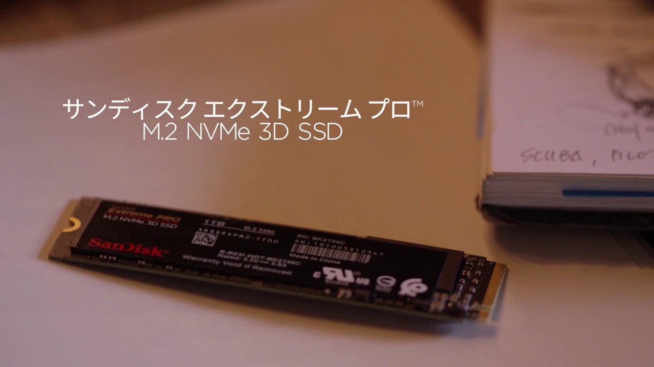 内蔵型SSD SanDisk Extreme M.2 SSD 2TB 2TB SanDisk Extreme M.2 NVMe