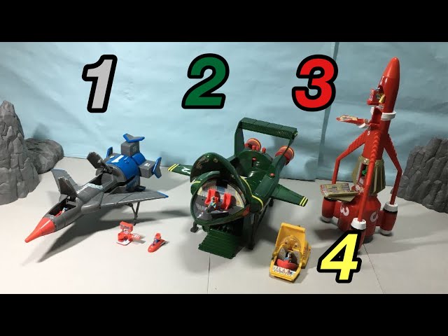 サンダーバード1号 2号 3号 4号 エレクトロニックプレイセット