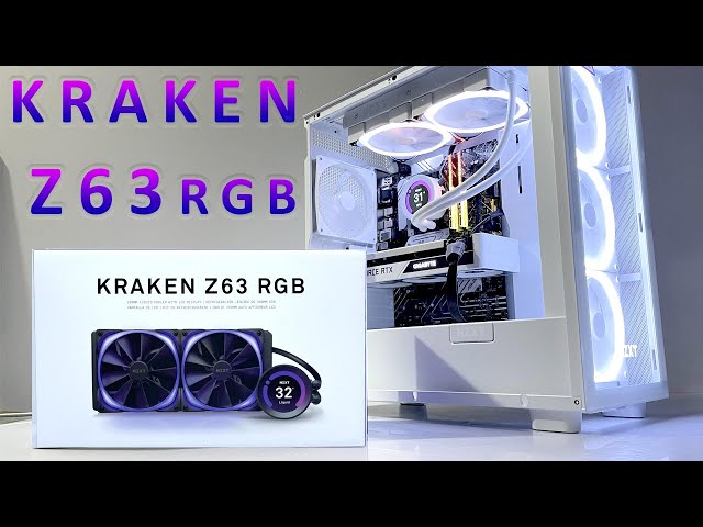 NZXT KRAKEN Z63 RGB UNBOX INSTALL TEST - YouTube