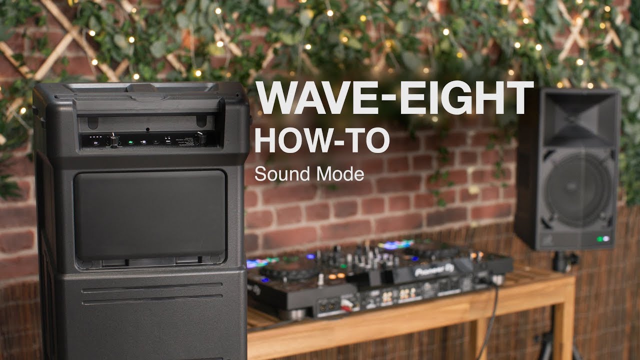 WAVE-EIGHT - SonicLink搭載8インチポータブルDJスピーカー | AlphaTheta