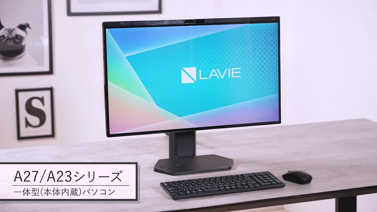 LAVIE 23.8型ディスプレイ一体型デスクトップパソコン NEC、大人のため