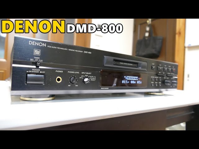 動作検証！DENON DMD-800 - YouTube