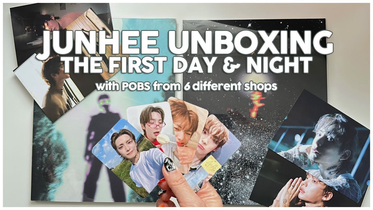 UNBOXING JUNHEE 1ST MINI ALBUM - THE FIRST DAY AND NIGHT | with