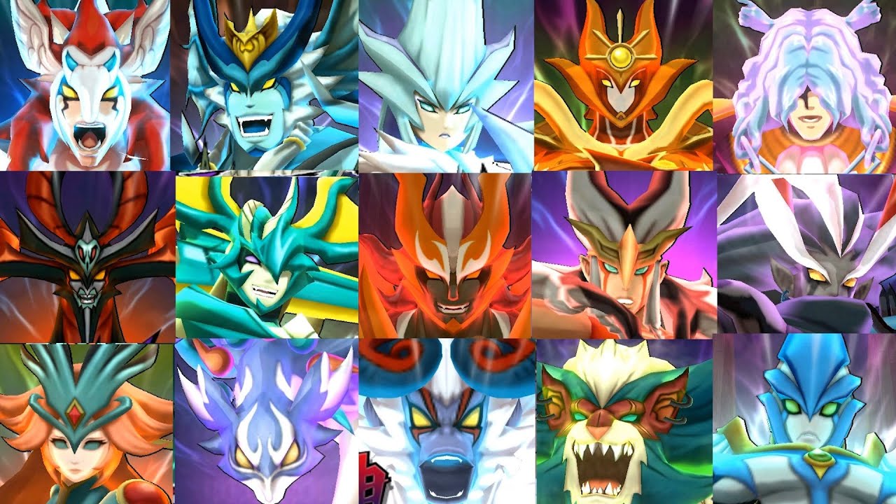 Inazuma Eleven Go Strikers 2013 All Keshin Special Attacks - YouTube