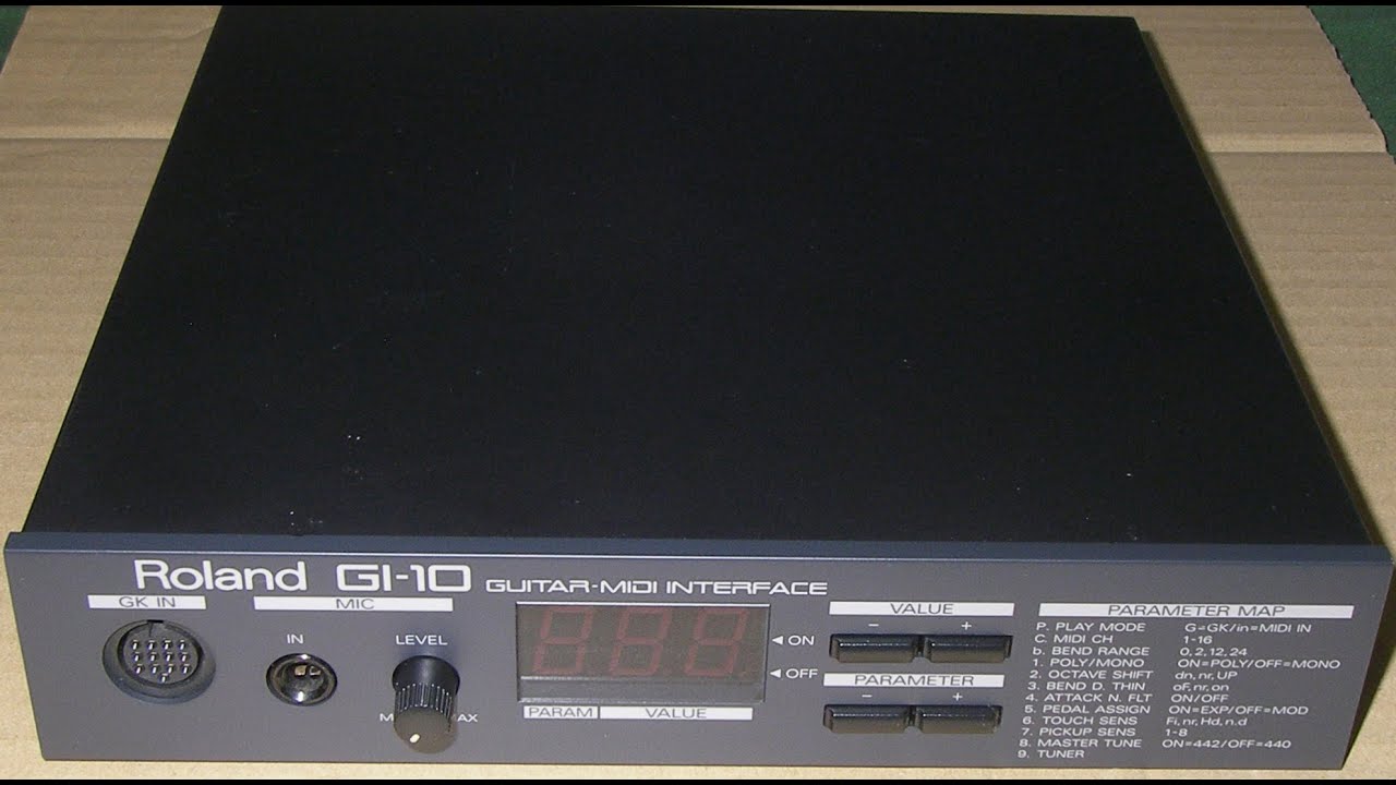 ROLAND GI-10 INSIDE by ALEXALBA - YouTube