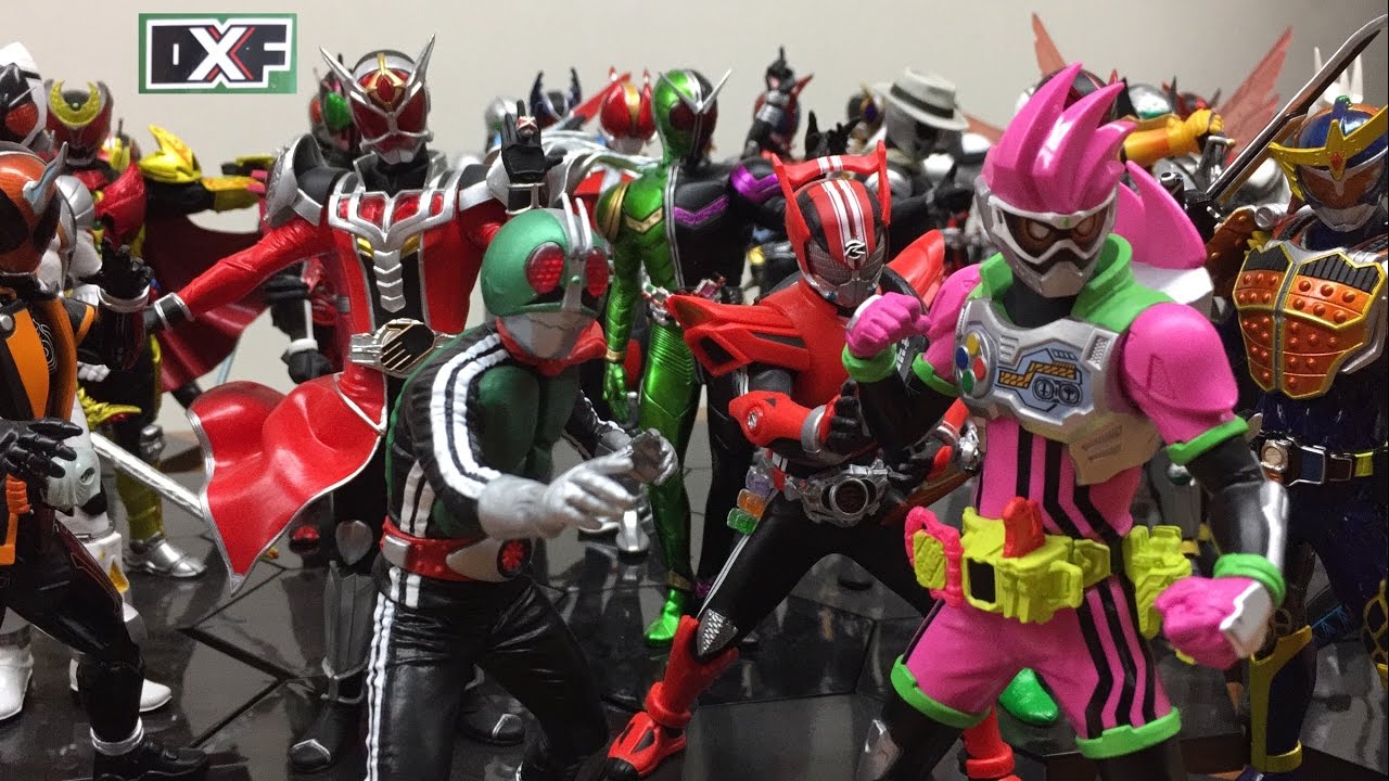 KAMEN RIDER ALL DXF FIGURE - YouTube