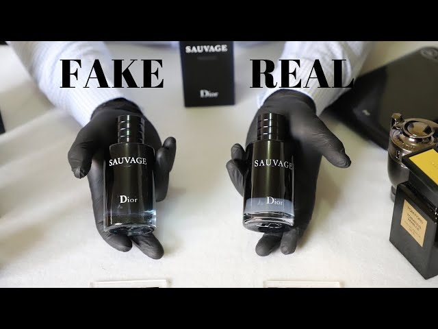 Fake vs Real Dior Sauvage Perfume 100ml - YouTube