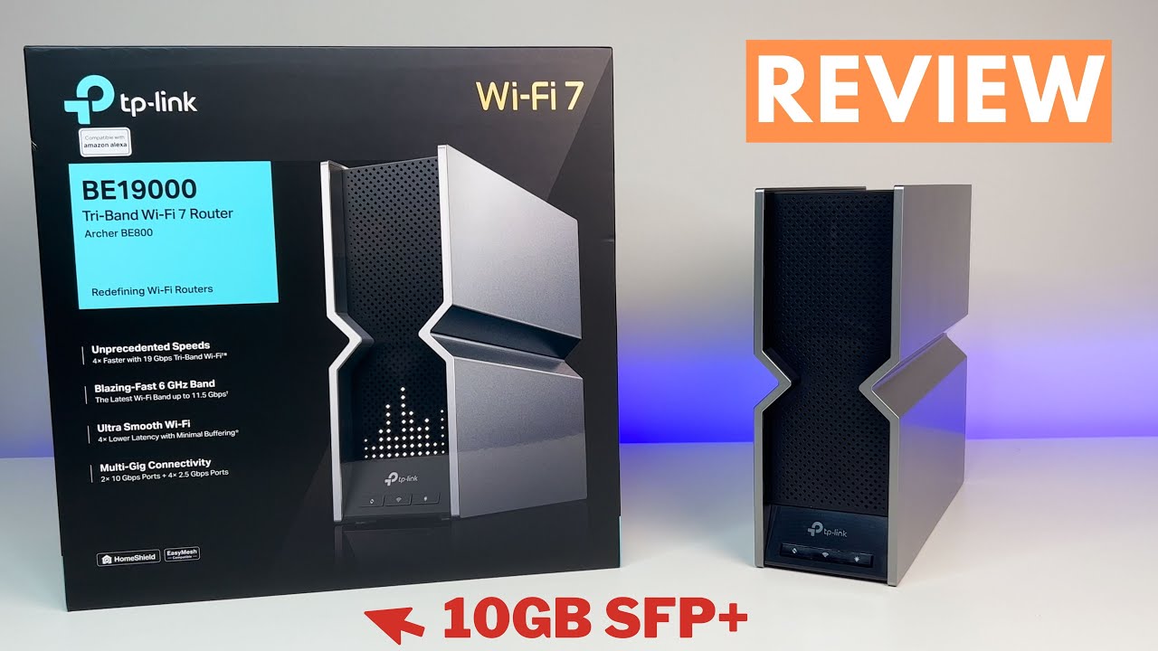 WiFi 7 Router Review | TP-Link Archer BE800 BE19000 WiFi 7 - YouTube