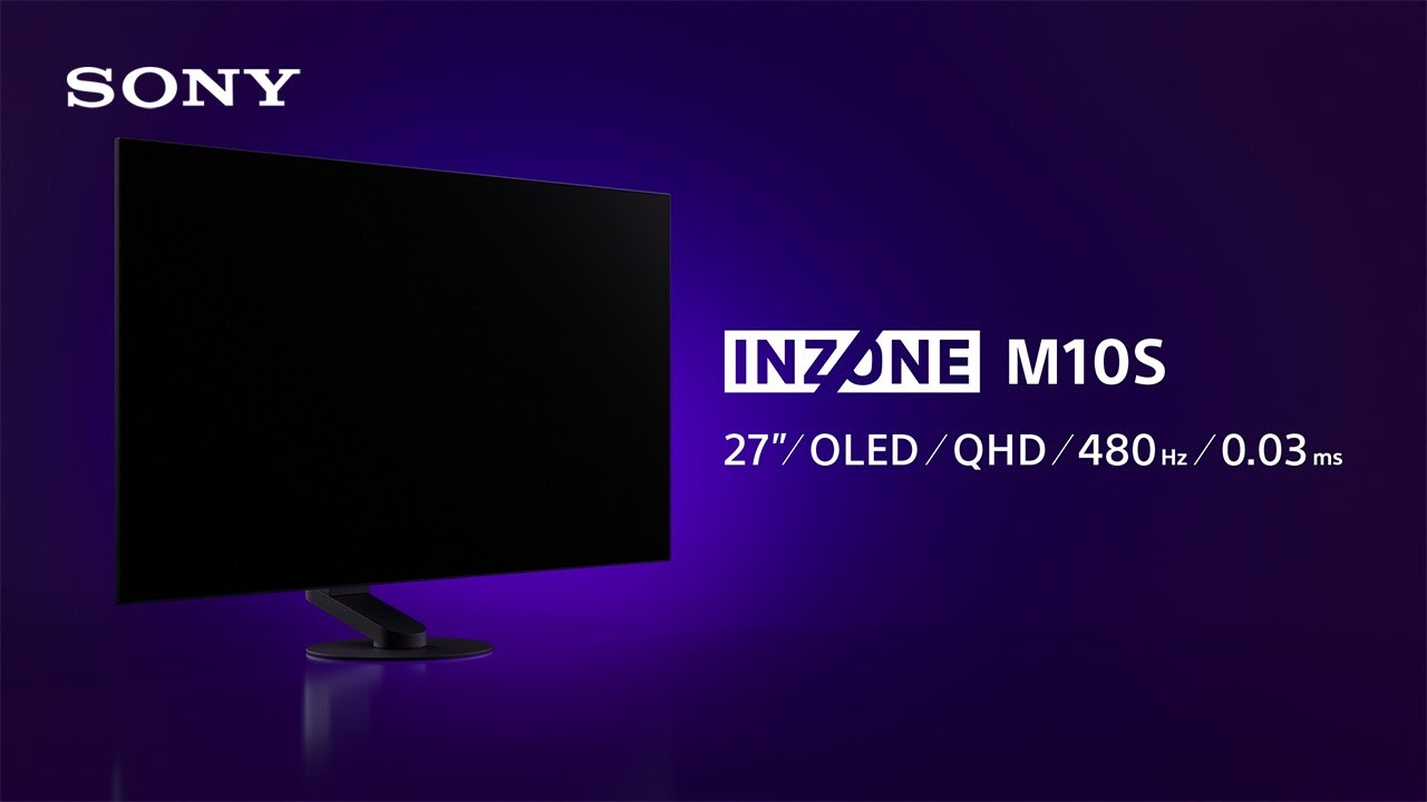 INZONE M10S | 27” QHD 480 Hz OLED Gaming Monitor | Gaming Gear