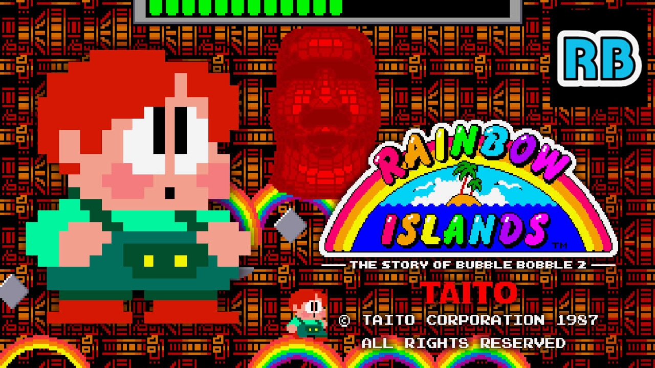 1987 [60fps] Rainbow Islands (old ver.) Hardest ALL - YouTube
