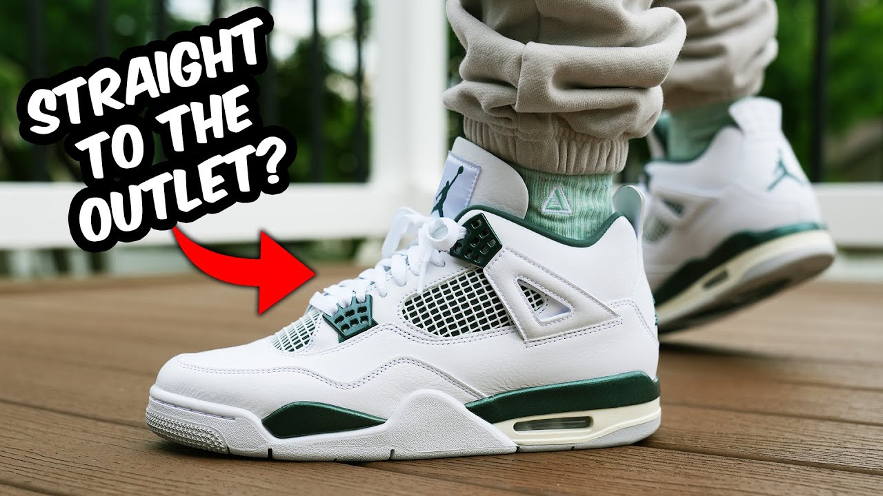Air Jordan 4 OXIDIZED GREEN Review & On Feet - YouTube