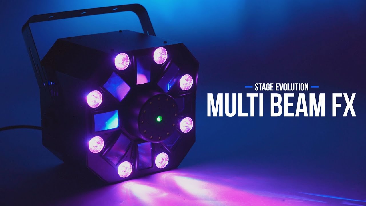 MULTI BEAM FX 照明エフェクト / STAGE EVOLUTION - YouTube