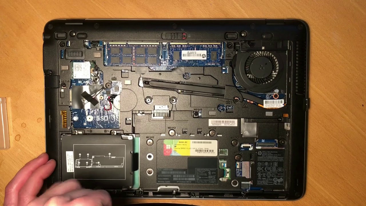 HP How To - UPGRADE EliteBook 840 G2 - YouTube