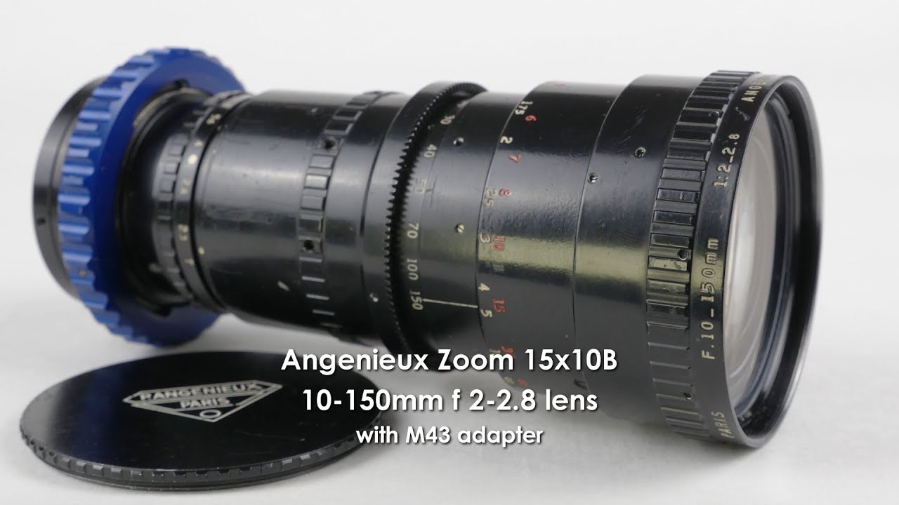 Angenieux Zoom 15x10B 10-150mm lens tested on GH5 - YouTube