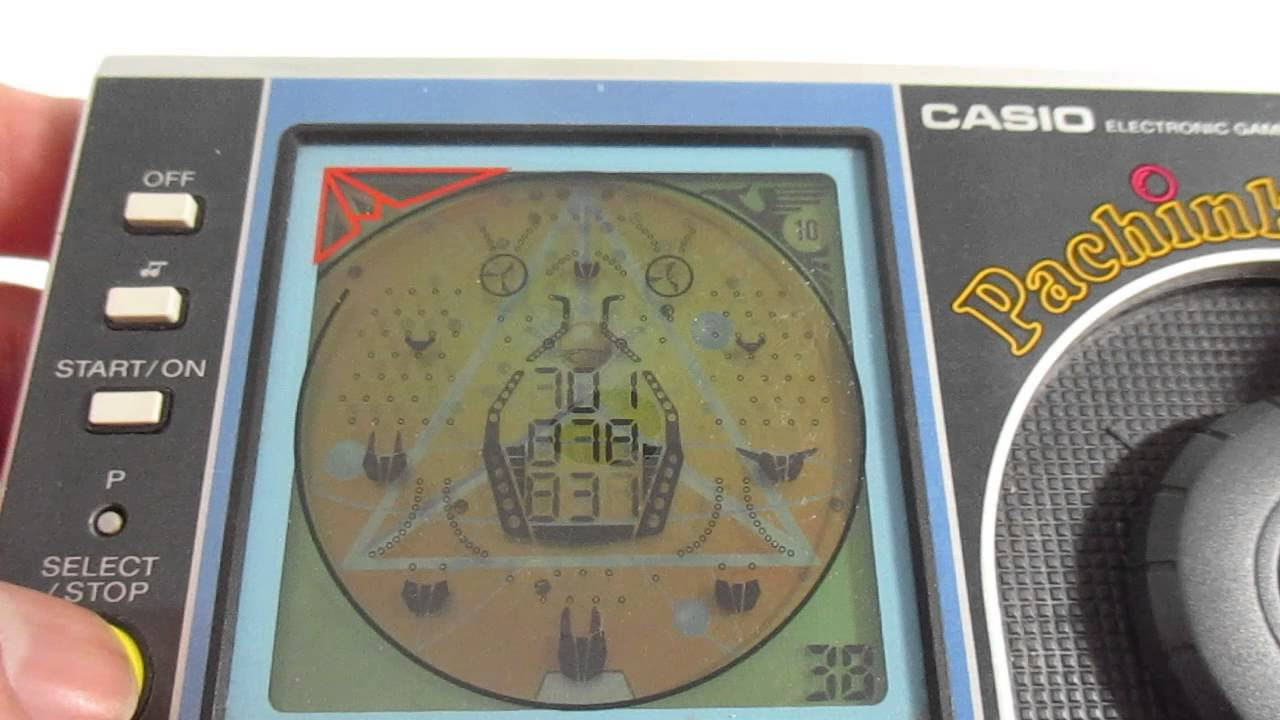 16629 Casio LCD Game Pachinko Part 2 PG-500 1984 - YouTube