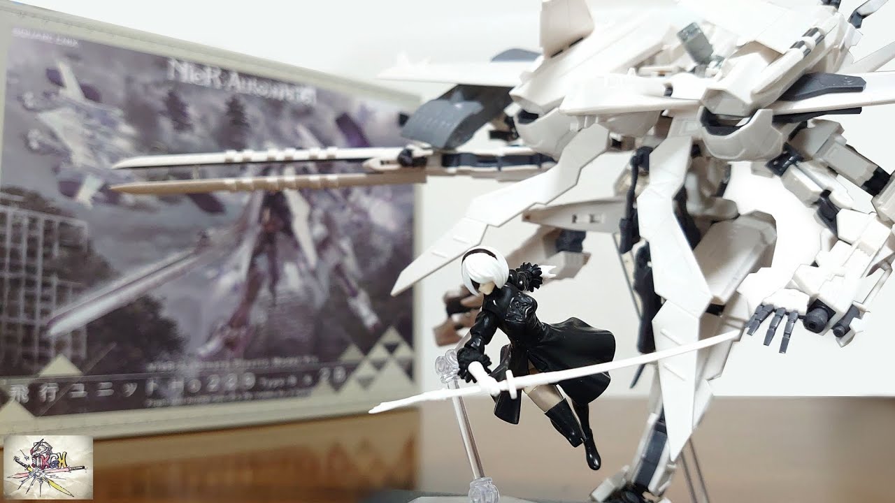 飛行ユニット&2Bがプラモデルに！飛行形態から機動形態へ変形