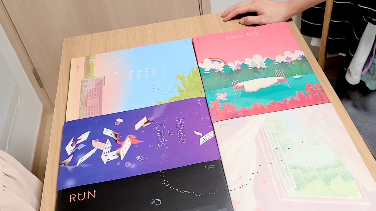 UNBOXING BTS GRAPHIC LYRICS SERIES (SPECIAL PACKAGE) + GA - YouTube