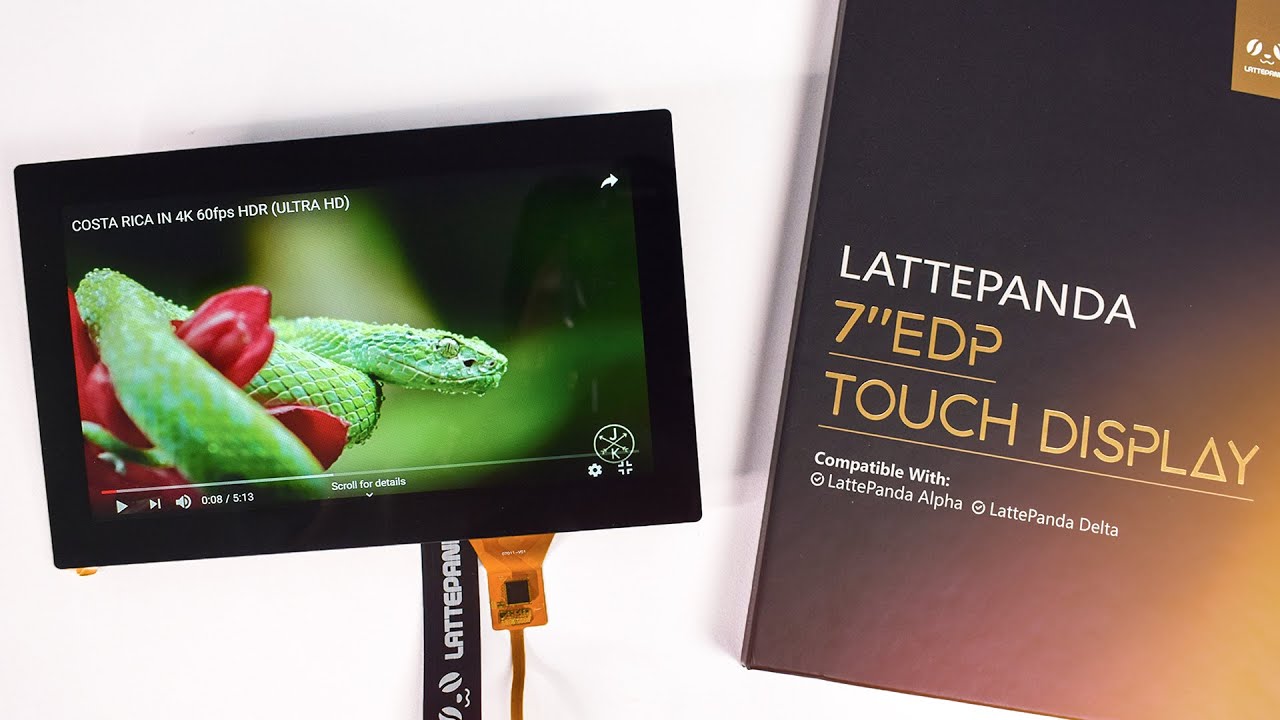 Lattepanda Alpha / Delta 7 Inch eDP Touch Screen LCD - How to