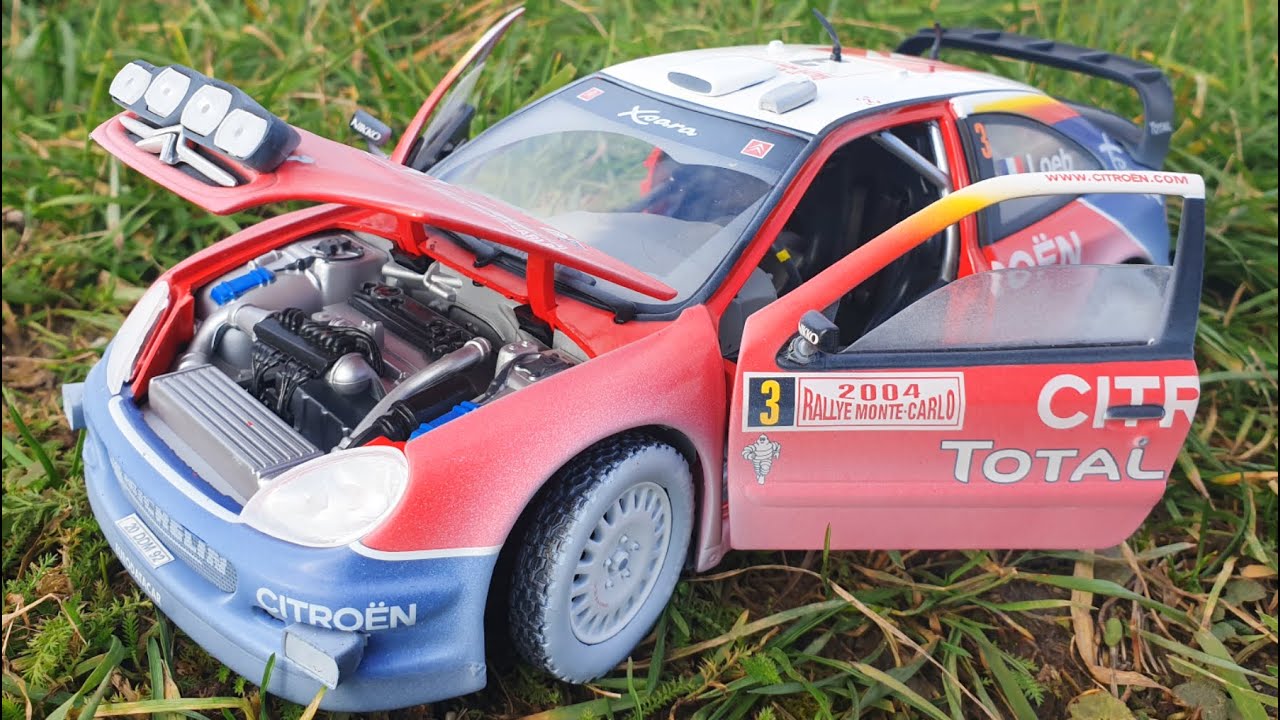 Citroen Xsara WRC Rally Monte Carlo 2004 Dirty Nr.3 Solido 1/18