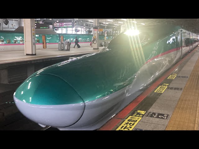 新幹線はやぶさ58号E5系 仙台→東京/ 東北新幹線 仙台1357発 [Japan